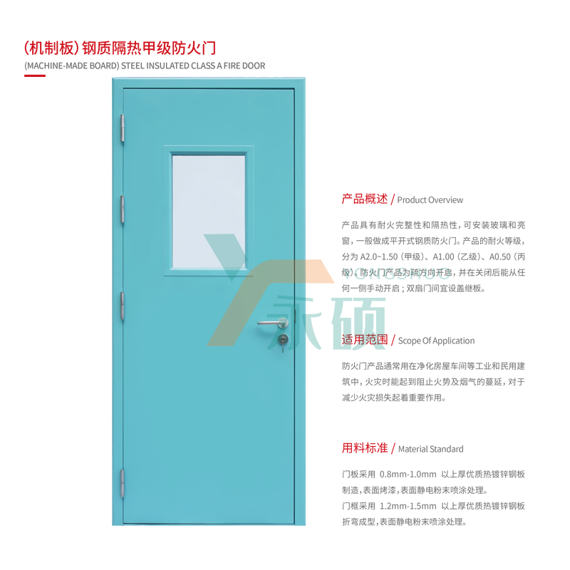                 (机制板)钢质隔热甲级防火