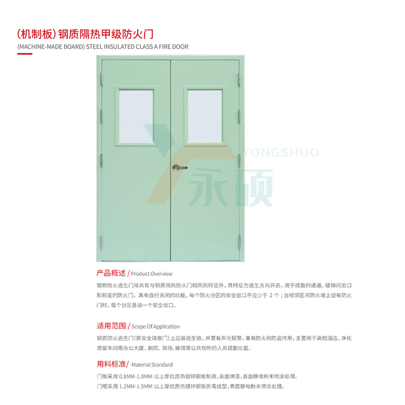                 (机制板)钢质隔热甲级防火